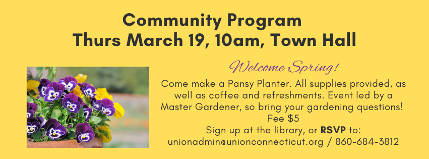 Community Program Pansy Planter